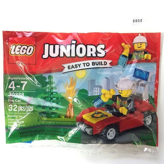 LEGO Juniors Fire Car with Fireman #30338 [Bagged]