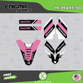 thumbnail image 3 of Kalair GFX Graphics Kit for Kawasaki KX100 (2014-2021) Enigma Series, 3 of 5