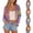Pink, variant on Women's Striped Rainbow Cardigan Open Front Knit Button Down Sweaters
