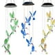 thumbnail image 5 of Luces de viento con forma de colibrí que funcionan con energía solar, decoración colorida para patio y jardín, 5 of 7