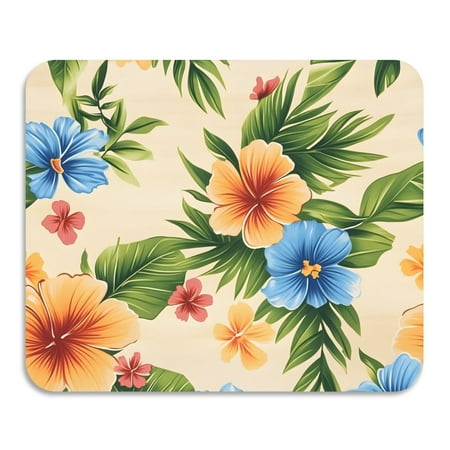 

ALAZA Dish Drying Mat for Kitchen Elegant Tropical Flower-t8 Counter Absorbent Draining Pad 19.7 x15.7