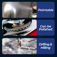thumbnail image 5 of Metal Repair Adhesive for Stainless Steel and Aluminum, Waterproof Leak Sealer and Casting Repair Paste, Strong AB Glue for Cracks and Holes, Machinable Epoxy for DIY and Industrial Fixes, 5 of 6