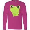 thumbnail image 3 of Inktastic Cute Frog, Little Frog, Baby Frog, Green Frog Long Sleeve T-Shirt, 3 of 5