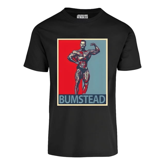 Playera Deportiva JOUSKA MX Estampada Bumstead Cbum Talla XL Negra
