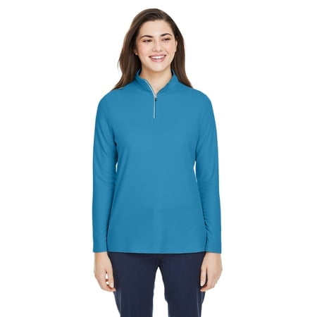 Core 365 Quart-Zip Fusion ChromasoftTM Piqué CE405W pour Femmes