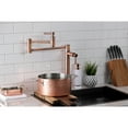 thumbnail image 4 of Kingston Brass KS870DLAC Concord Deck Mount Pot Filler Faucet, Antique Copper, 4 of 8
