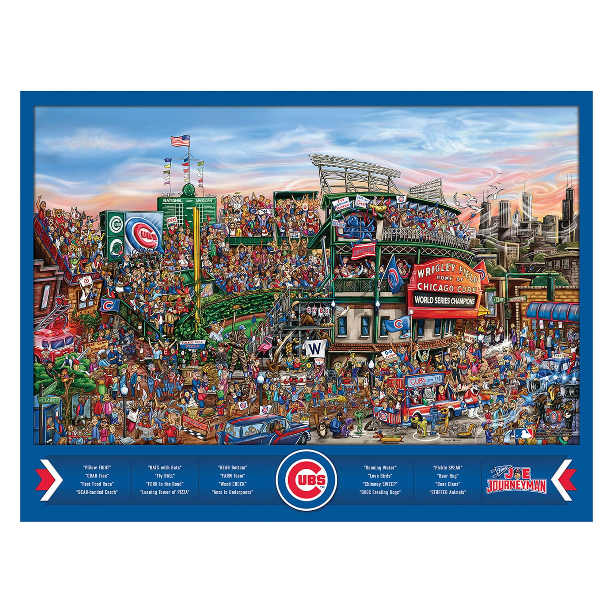 YouTheFan 5021190 Chicago Cubs Joe Journeyman Puzzle 500 Piece