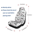 thumbnail image 5 of Sikiie Dachshund Dog Puppy Car Seat Covers 2PCs Front Car Seat Covers Universal fit for Most Cars SUVs and Trucks-1, 5 of 9