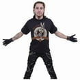 thumbnail image 2 of Spiral Direct Gothic BUGS - SKULL - Front Print T-Shirt Black |Looney Tunes|Bugs Bunny|Skeleton, 2 of 2