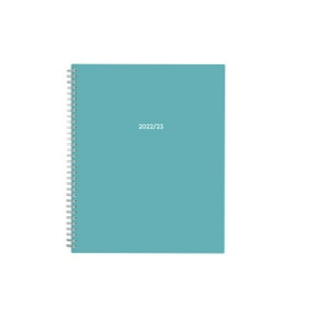 2022-2023 Weekly/Monthly Planner, 8.5x11, Blue Sky, Aqua