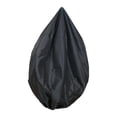 thumbnail image 3 of Funda para silla de patio con forma de huevo, protección solar, a prueba de polvo, resistente al agua, con cordón ajustable para jardín, resistente al Negro Diámetro 121cm, 3 of 8