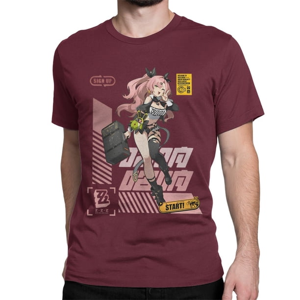 Camisetas vintage de la agente Nicole Demara Zenless Z Zero para hombre y mujer, de algodón puro, de manga corta, ideal para regalar.