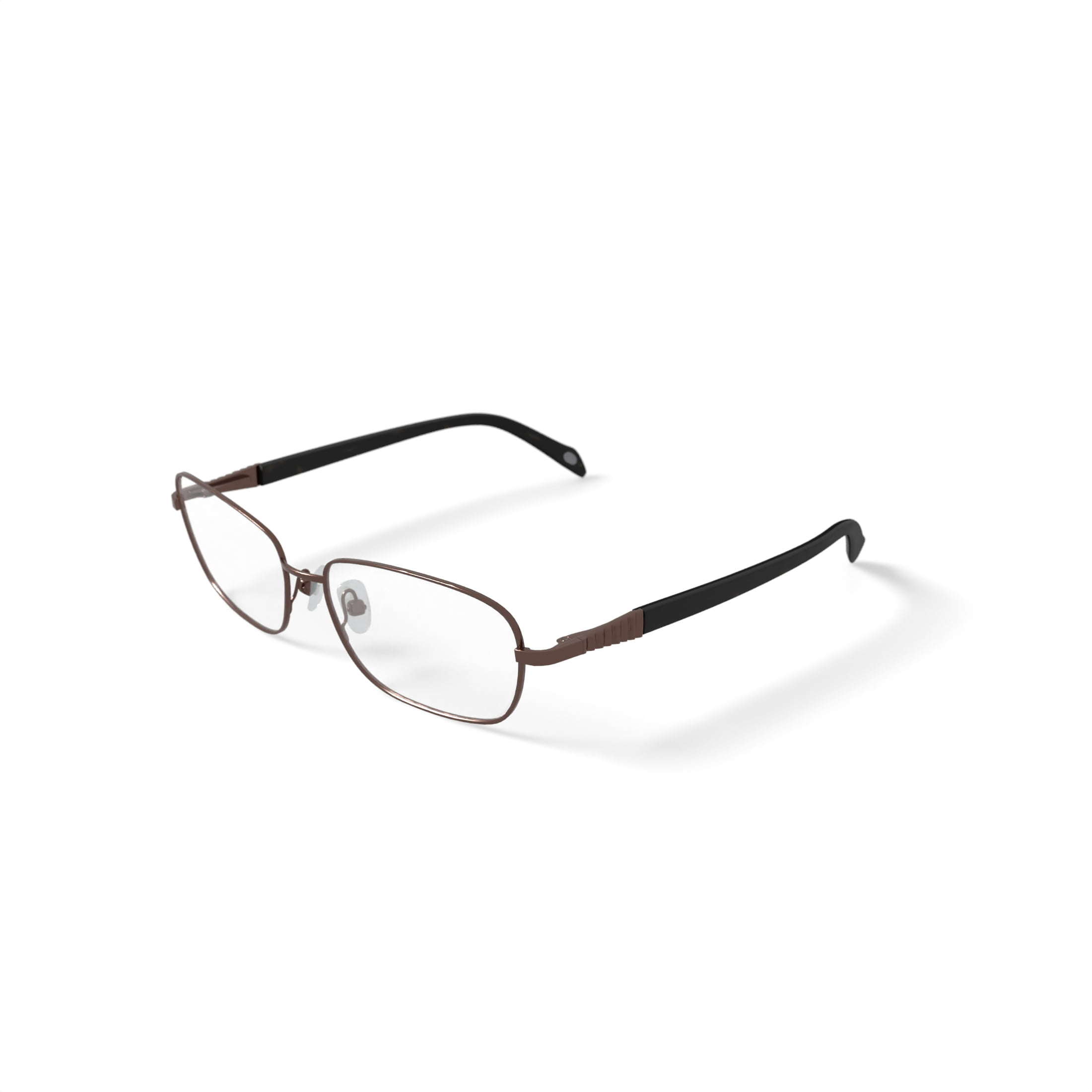 Laura Ashley Women's Mia Rectangular Prescription Eyeglasses with Case, Rose/Tort