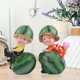 thumbnail image 5 of 2x Pie Colgante Muñeca Figurita Escultura Resina Estatua Niñera Gabinete Colgante Escritorio Pareja Estante Decorativo para Decoraciones de Mesa Super Muñeca de sandía Macarena Figura de pie colgante, 5 of 8