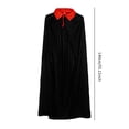 thumbnail image 3 of Túnica De Vampiro Disfraz Premium de Vampiro Parca Halloween, 3 of 6