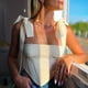 thumbnail image 2 of Mujeres Casual Faja Fishbone Bandag Sexy Sólido Sin mangas Sling Tank Top Blusa Fridja nalpqowj5627, 2 of 9