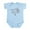 Sky Blue, variant on CafePress - Lock Up Your Daughters Infant Bodysuit - Baby Light Bodysuit, Size Newborn - 24 Months