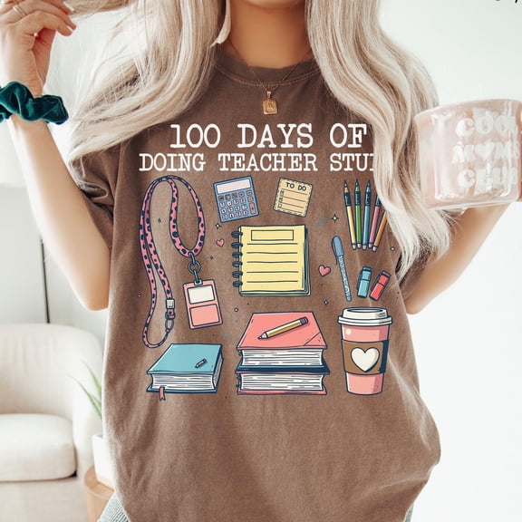 Days of Doing Teacher Stuff Shirt th Day of School Teacher Tee Cute Teacher Gift Back to S