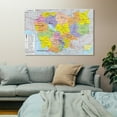 thumbnail image 4 of Cambodia Map Posters Wall Art Poster Gifts Bedroom Prints Home Decor Hanging Picture Canvas Painting Posters 08x12inch(20x30cm), 4 of 6
