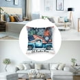 thumbnail image 5 of Nygtbtfer 12"x12" Multicolor American Flag Short Plush Throw Pillow, Skin Friendly Fabric, 5 of 7