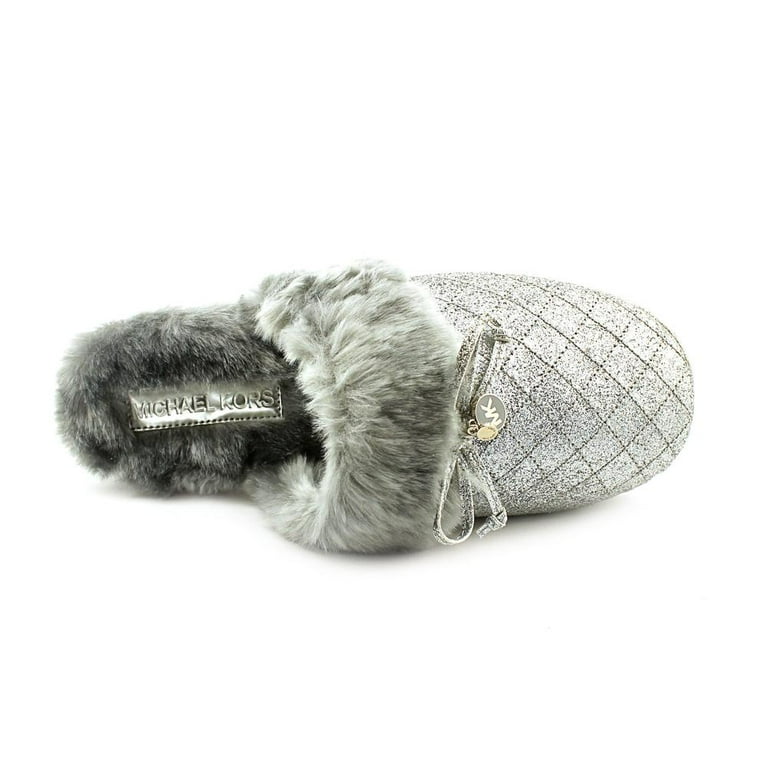 Michael kors slippers silver sales