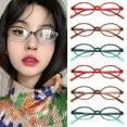 thumbnail image 5 of Classic Portable Blue Ray Blocking Optical Spectacle Eyeglass Men Women Ultralight Computer Goggles Frame Eyewear Anti-Blue Light Glasses Round Eyeglasses BROWN FLAT LIGHT, 5 of 8