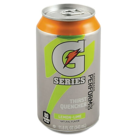 Gatorade Thirst Quencher Can, Lemon-Lime, 11.6oz Can, 24/Carton -GTD00901