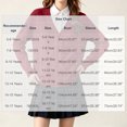 thumbnail image 3 of BXJX Girls Knit Cardigan Sweaters, Button Down School Uniform Cotton Long Sleeve Casual Cardigans with Pockets Wine Size 14-15 T, 3 of 6