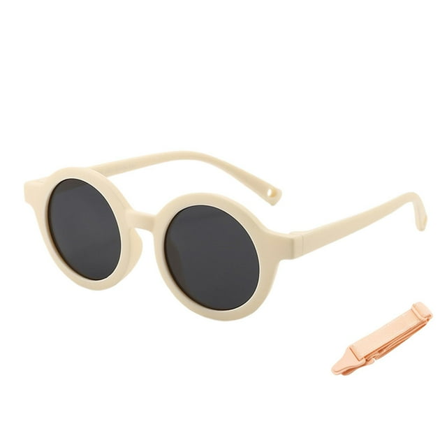 Kids Sunglasses Colorful UV Protection Single-Pack Suitable for Boys and Girls 0-3 Years
