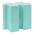 thumbnail image 3 of Christopher Knight Home Light Green Puzzle Art Side Table, Modular Interlocking Design, Indoor Outdoor Use, Concave Edge, 3 of 7