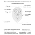 thumbnail image 2 of Riwcyla Déclencheur à Distance Tourneur de Page 10 m Efficace Compatible avec iOS/ Android Téléphones Intelligents Tablettes, Parfait pour une Utilisation Quotidienne, Activités de Plein Air, Voyages et occasions Décontractées, 2 of 6