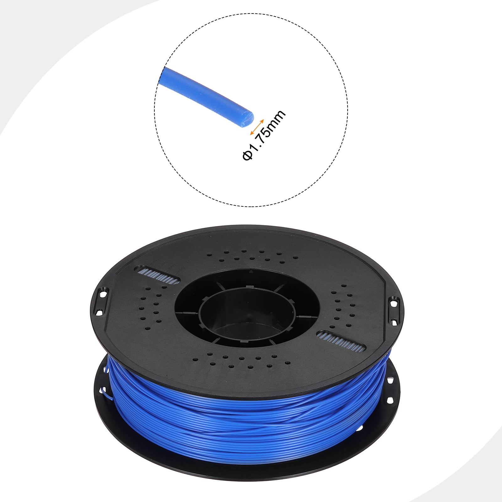 3D Printer Filament 1.75mm PLA Filaments Accuracy +/- 0.05mm Blue