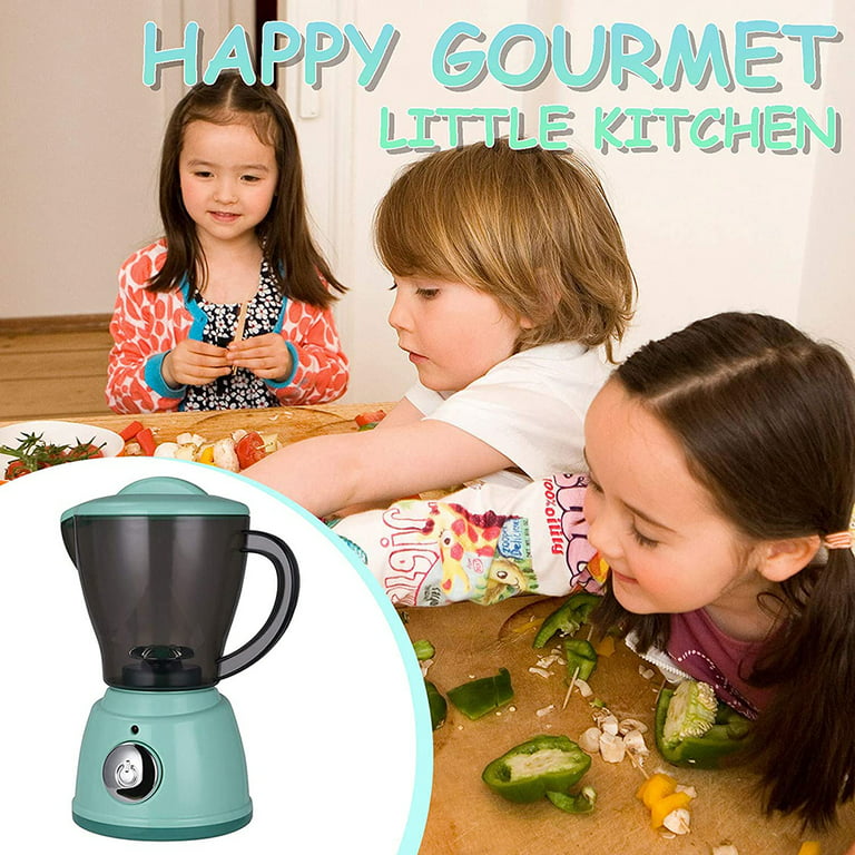 Yalujumb Pretend Play Kitchen Appliances Toy Set with Coffee Maker  Machine,Blender, Mixer and Toaster with Realistic Light and Sounds for Kids  Ages