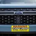 thumbnail image 5 of New Student Driver Stickers for Car Please Be Patient Student Driver Decals 3x9inch New Drivers Safety Labels 4pcs, 5 of 7