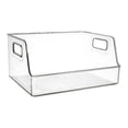 thumbnail image 2 of Clear Book Bin Refrigerator Organizer with Handle for Classroom or Library, 2 of 7