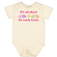 thumbnail image 3 of Inktastic Candy Hearts II Girls Baby Bodysuit, 3 of 5