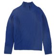 thumbnail image 1 of Eileen Fisher Womens Ribbed Pullover Sweater, Blue, X-Small, 1 of 1
