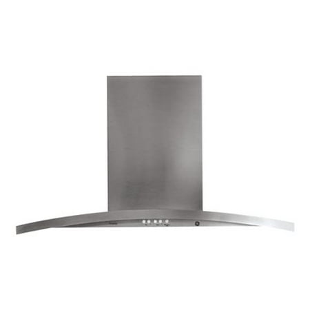 GE Profile - Designer 36" Convertible Range Hood - Stainless steel