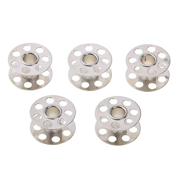 Wxqbjtam 5Pcs Vintage Metal Sewing Bobbins for Bernina Sewing Machine Accessories Inner
