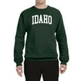 thumbnail image 2 of Wild Bobby State of Idaho College Style Unisex Crewneck Sweatshirt, 2 of 6