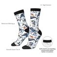thumbnail image 4 of Pofeuu Underwater Animals 1 Print Crew Socks, Adult Running Hiking Socks for Youth and Adult, 4 of 6