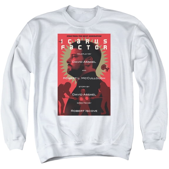 Star Trek Tng Season 2 Episode 14 Adult Crewneck Sweatshirt White