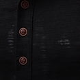 thumbnail image 7 of Grandad Collar Henley T Shirt for Men , Men's Smart Half Buttons Tee Slim Fit Collarless Polos T-Shirts Summer Regular Fit Casual Tops Button Up V Neck Pullover Plain Basic Tees Shirt, 7 of 7
