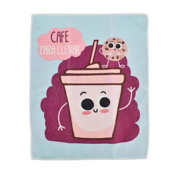 Trapo Cocina Mainstays Café para Llevar