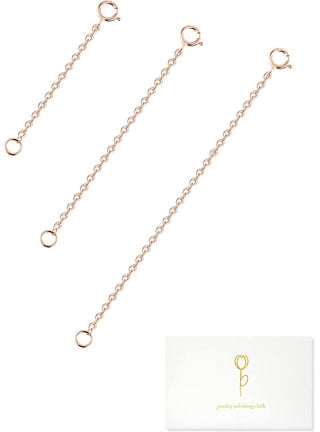 Necklace Extender Rose Gold Plated Stainless Steel Extension 