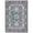 Grey/Blue, variant on SAFAVIEH Kazak Caymen Geometric Runner Rug, Grey/Blue, 2' x 8'