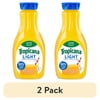 (2 pack) Tropicana Light No Artificial Sweeteners, Less Sugar Some Pulp Orange Fruit Juice, 52 oz Bottle