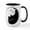 White/Black Inside, variant on - Cat Pun T Shirts - 15 oz Ceramic Large White Novelty Mug