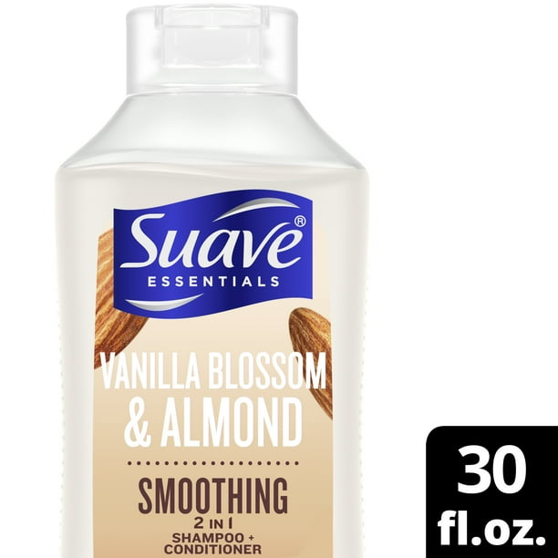 Suave Essentials 2 in 1 Shampoo and Conditioner, Vanilla Blossom and