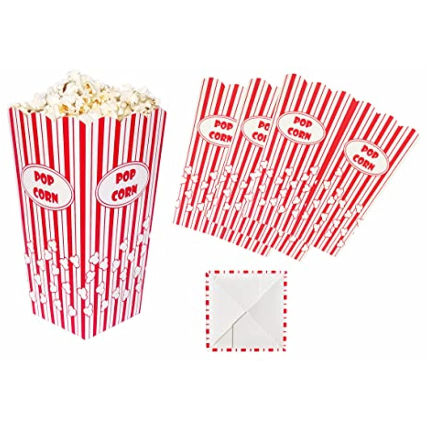 48 Popcorn Boxes Perfect Size For Theater, Movies, Birthday Parties